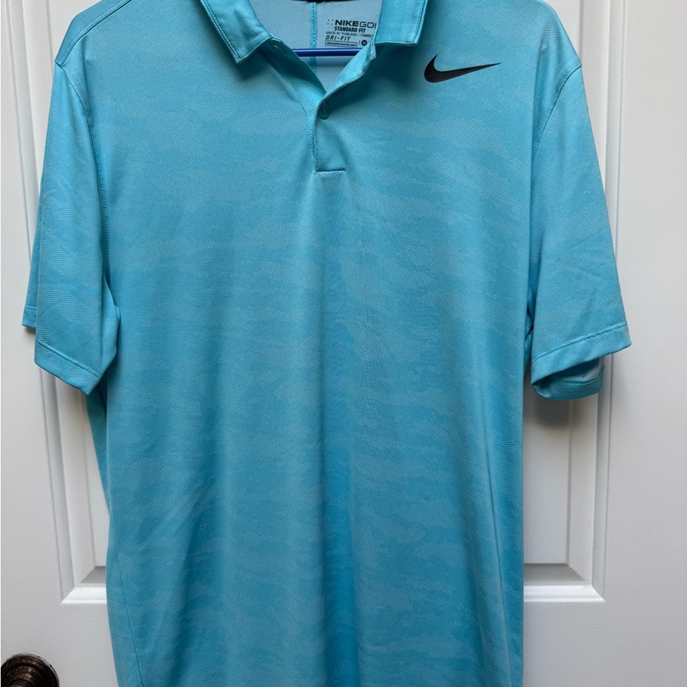Nike Men's Aqua Polo Shirt